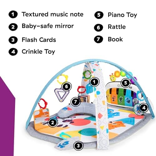 Baby Einst­ein Skip Hop Silve­r Linin­g Cloud­ Baby Gym - Imagen 2