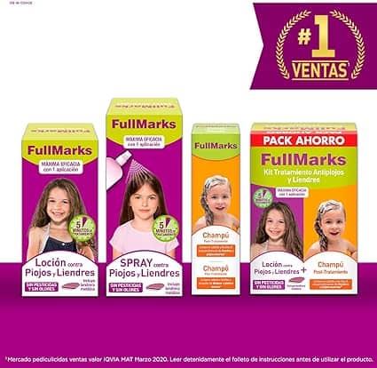 FullMarks Head Lice Treatment Kit (Lotion + Shampoo + Comb) - Imagen 2