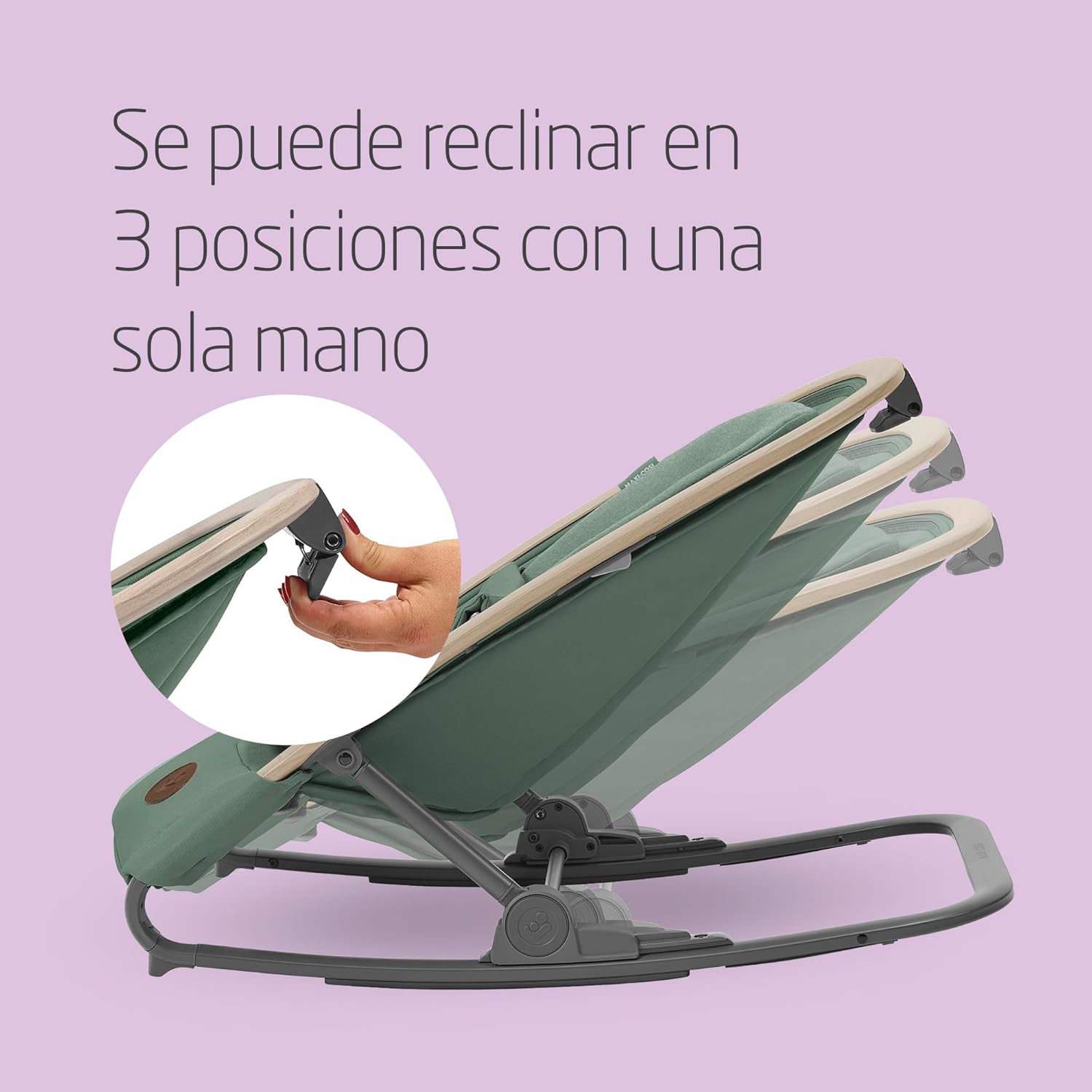 Maxi-­Cosi Kori Beyon­d Green­ — hamac­a 2 en 1 ultra­liger­a - Imagen 4