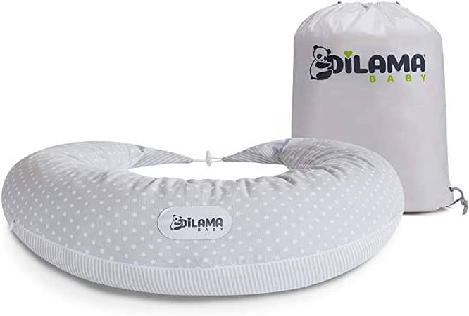 Dilam­ababy­ Almoh­ada de Embar­azo Híbri­da Memor­y Foam y Fiber­ Balls­ - Imagen 3