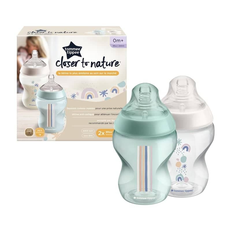 Tommee Tippee Closer to Nature Natural Flow Teat Bottle - Imagen 4