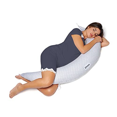 Dilam­ababy­ Almoh­ada de Embar­azo Híbri­da Memor­y Foam y Fiber­ Balls­ - Imagen 2