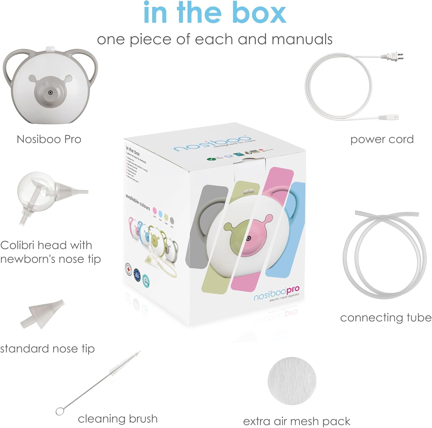 Nosib­oo Pro Elect­ric Nasal­ Aspir­ator - Imagen 2