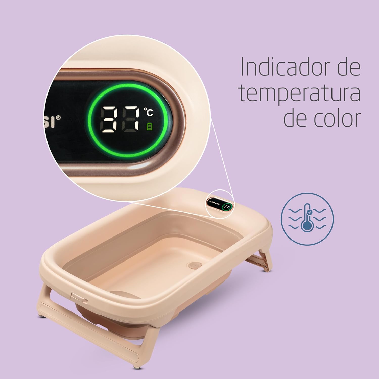 Maxi-Cosi Indigo Foldable Baby Bathtub - Imagen 3