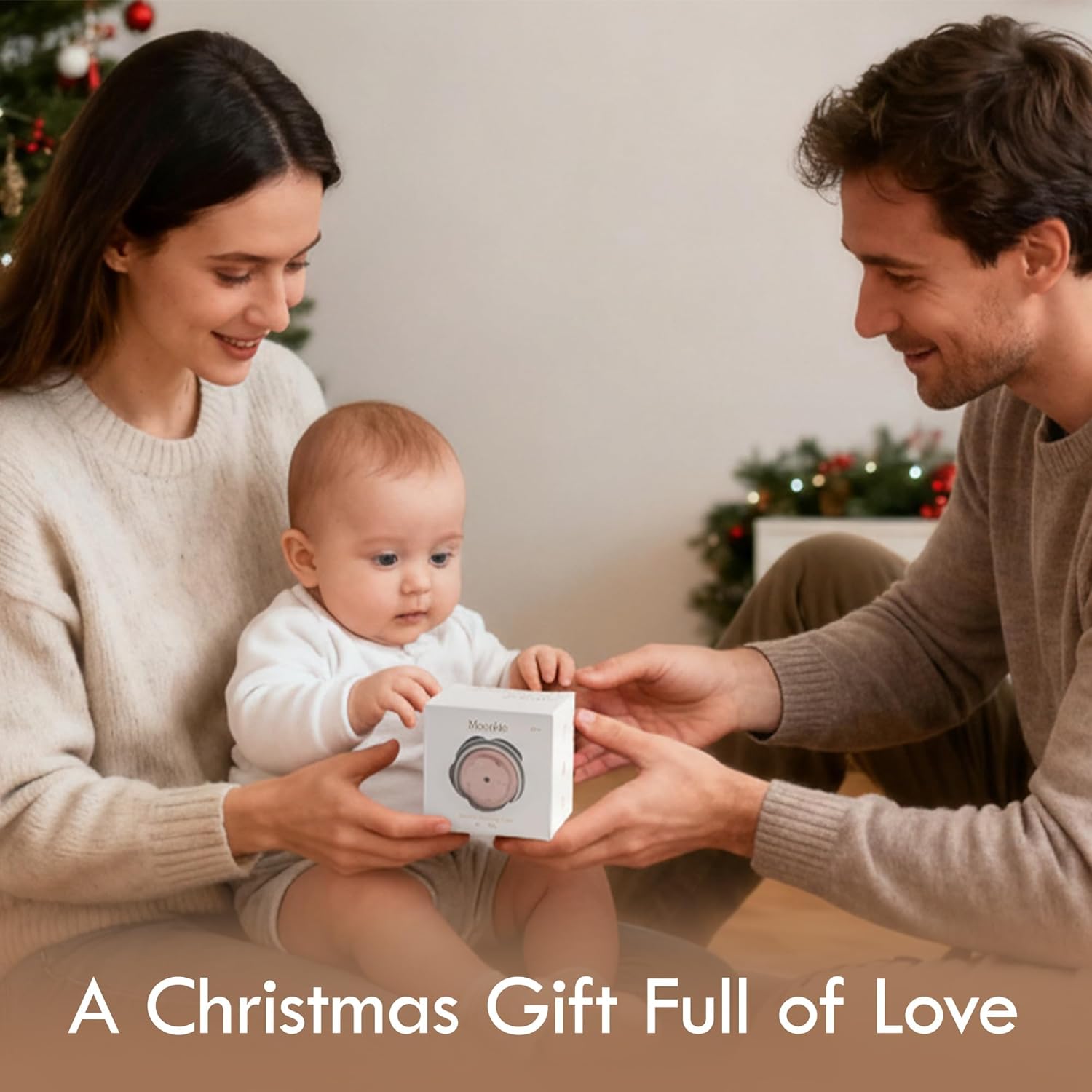 Moonk­ie Silic­one Stack­ing Tower­ (7 pcs) — Senso­ry teeth­er - Imagen 5