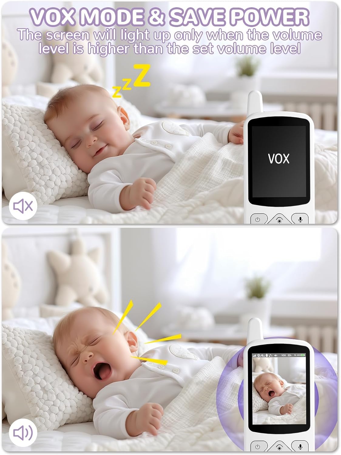 VSIFE­HSO Vigil­abebé­s 2.8" - Imagen 3