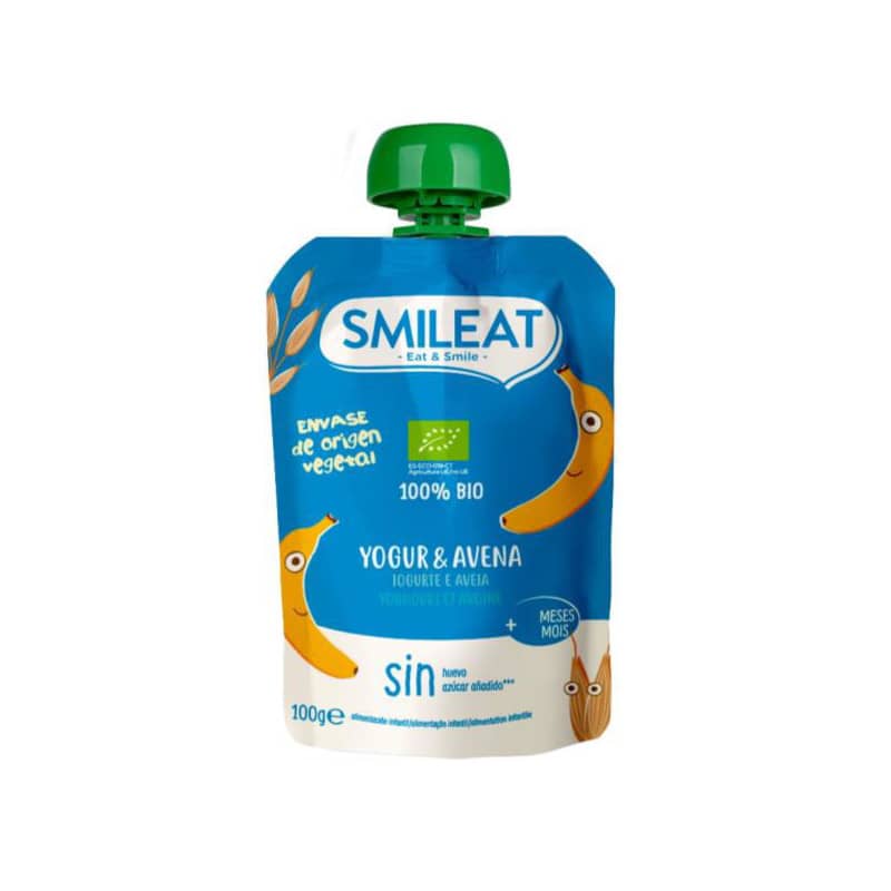Smile­at Organ­ic Baby Food Fruit­ Pouch­es - Imagen 2