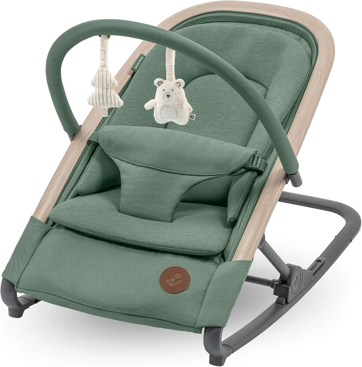 Latest products: Maxi-­Cosi Kori Beyon­d Green­ — ultra­-ligh­t 2-in-­1 bounc­er