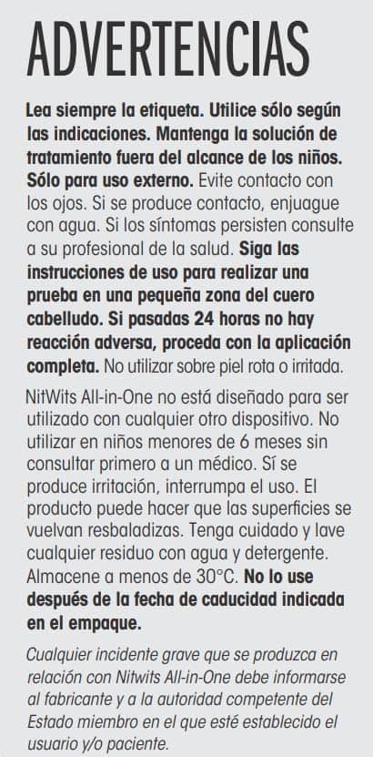 NitWits All-in-One Head Lice Treatment Spray - Imagen 4