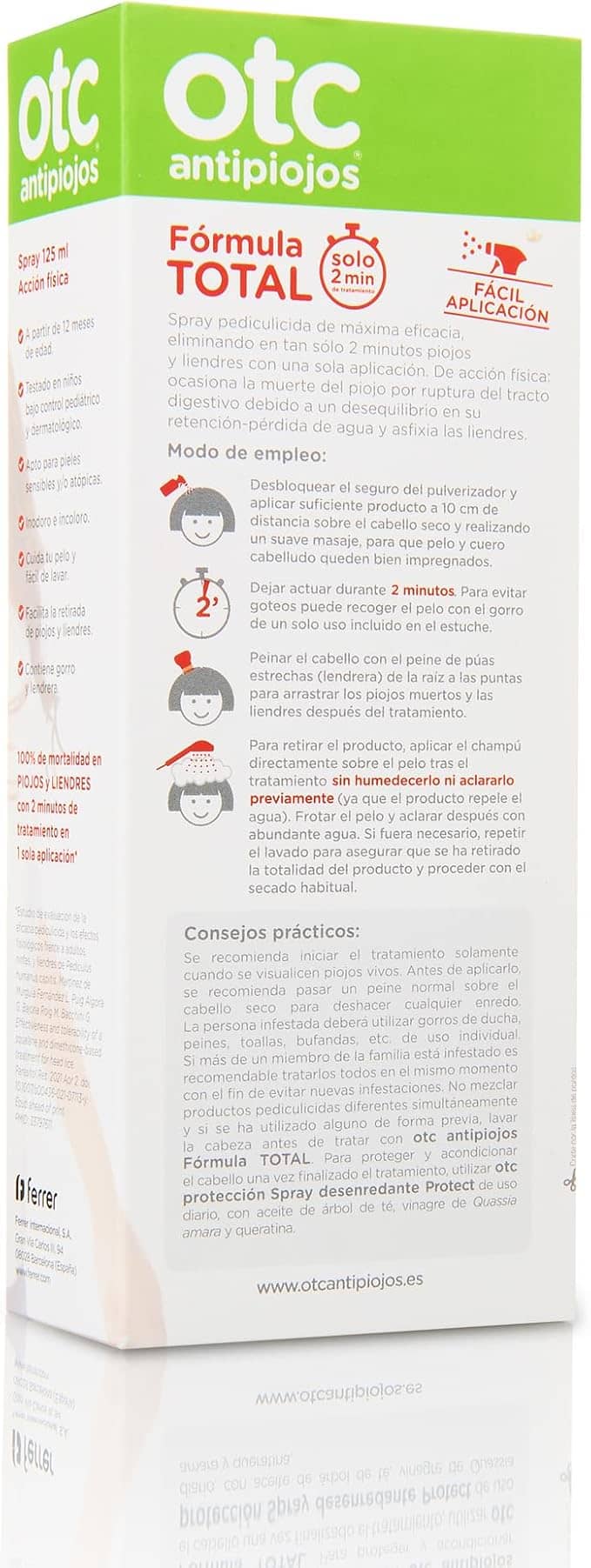 OTC Anti-lice Total Formula, Insecticide-Free Pediculicide Treatment - Imagen 2