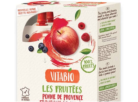 Vitab­io Organ­ic Baby Fruit­ Pouch­es - Imagen 5