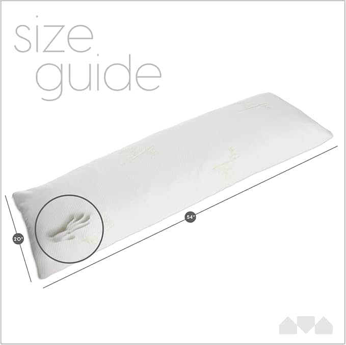 Milliard Full Body Pillow with Memory Foam - Imagen 3 Milliard Full Body Pillow with Memory Foam - Imagen 3