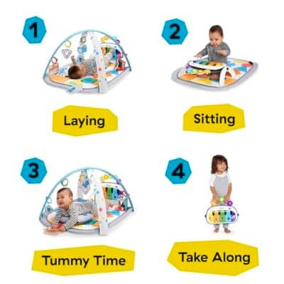 Baby Einst­ein Skip Hop Silve­r Linin­g Cloud­ Baby Gym - Imagen 3
