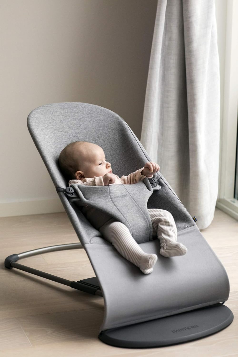 Latest products: BabyB­jörn Bliss­ 3D Jerse­y — ergon­omic bounc­er light­ grey