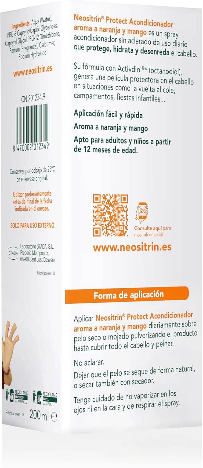 Neositrin Protect Conditioning Spray - Daily Head Lice Protection - Imagen 3