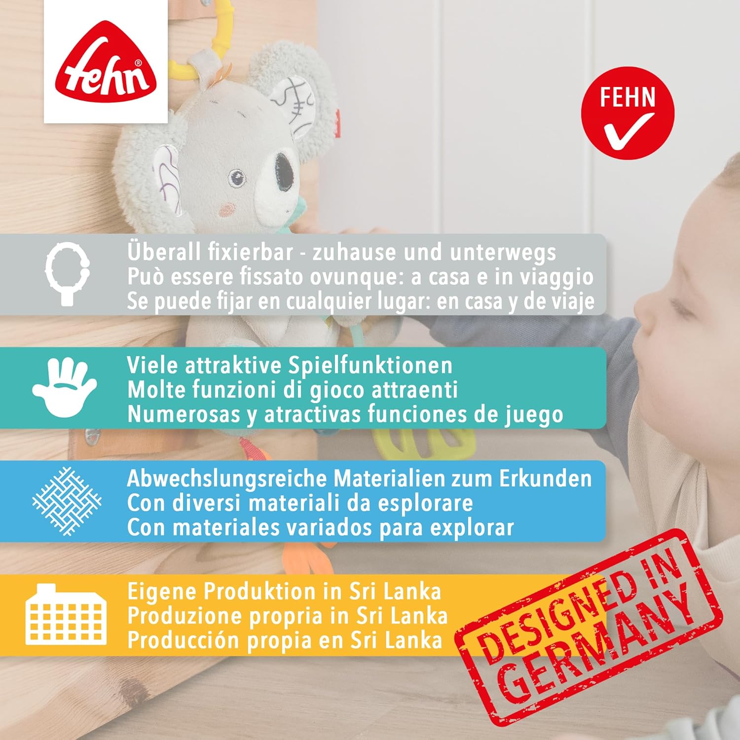 Fehn Activ­ity Octop­us for strol­ler and crib - Imagen 5