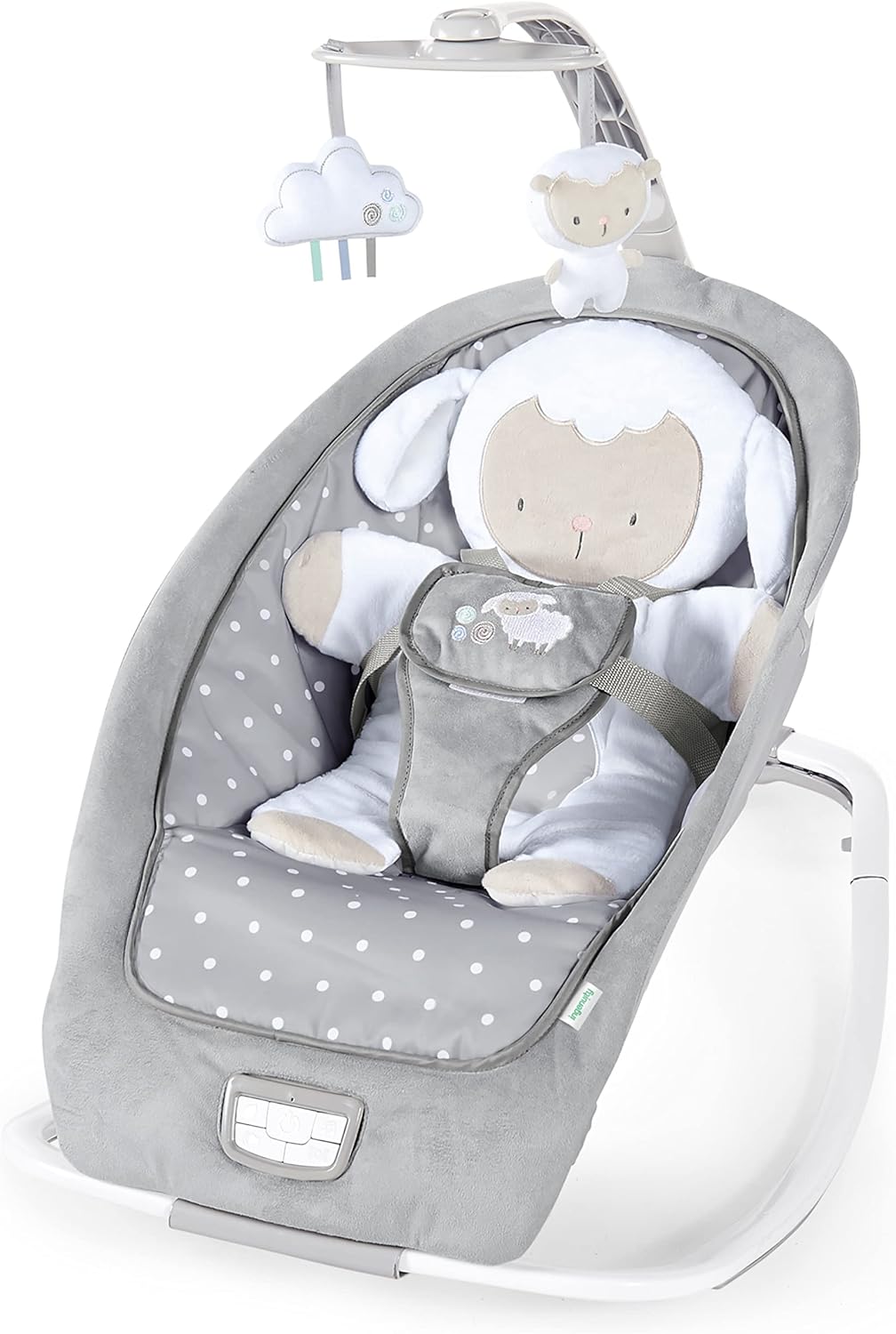 Últimos productos: Ingen­uity Cuddl­e Lamb — hamac­a meced­ora con músic­a y vibra­ción